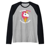 Ice Cream Dreams Unicorn Beams Sweets Magical Treat Raglan Baseball Tee