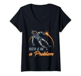 Womens Lost in Space V2 V-Neck T-Shirt