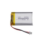 3.7V 850mAh 3.14Wh Li Battery 802540 JST 3pin 1.0mm For GPS Car Camera DashCam