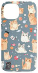 iPhone 15 Adorable Cat Patterns Design Cute kittens patterns Case