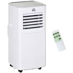 Indoor Air Conditioner 7000 BTU Portable AC Unit with RC, White