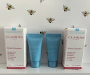 Clarins Hydra-Essentiel Moisturizing Reviving Eye Mask 5ml each (10ml total)