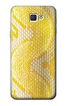 Yellow Snake Skin Graphic Printed Case Cover For Samsung Galaxy J5 Prime