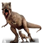 Official Jurassic World T-Rex Tyrannosaurus Rex Dinosaur Lifesize Cardboard Cuto