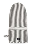 Lexington Home Icons Cotton Herringb Striped Mitten Svart