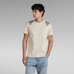 G Star Raw Mens G-Star RAW Flight Deck T-Shirt - White Cotton - Size Medium