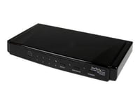 StarTech.com Switch HDMI haute vitesse automatique à 4 ports avec télécommande - Commutateur HDMI 4 ports - Commutateur vidéo/audio - 4 x HDMI - de bureau - pour P/N: SVA5M3NEUA