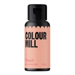 Colour Mill Aqua Blend Food Colouring Liquid Peach - Edible Food Paint for Royal Icing, Macarons, Meringue, Fondant, Jellies, Beverages and More - 20 ml