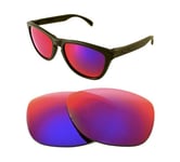 NEW POLARIZED CUSTOM  LIGHT +RED LENS FOR OAKLEY FROGSKINS MIX SUNGLASSES