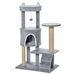 100cm Cat Tree Condon with Climbing Ladder Scratching Post Ball