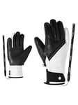 Ziener KALMA Gants de Ski pour Femme | Gore-Tex Infinium, Extra Chauds, Blancs, Noir, 8,5