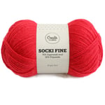 Socki Fine 100 g Bright Red A019 Adlibris