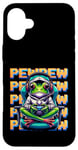 iPhone 16 Plus Cute Gaming Frog Pew Video Game Graphic Men Boys Kids Women Case