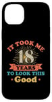 Coque pour iPhone 14 Plus Live Legend 18th years Vintage Birthday Party Celebration