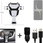  For Honor Magic6 Ultimate Airvent mount + CHARGER holder cradle bracket car cla