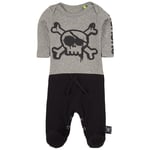 NUNUNU Skull Sparkdräkt Heather Gray / Black | Grå | 0-3 months