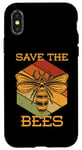 Coque pour iPhone X/XS Sauvez Les Abeilles Save The Bees