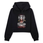 American Horror Story Fear Has A Face Women's Cropped Hoodie - Black - XS - Black