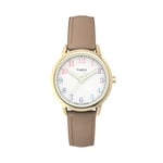 Klocka Timex Easy Reader Classic TIMEX-TW2W32400 Beige