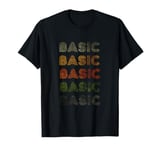 Love Heart Basic Tee Grunge Vintage Style Black Basic T-Shirt