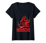 Womens Hibachi Grill Teppanyaki Barbeque Japanese Cuisine V-Neck T-Shirt