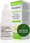 Vividrin Hayfever Eye Drops Contain Sodium Cromoglicate for Hayfever Relief 10ml