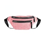 Vyötäröpakkaus Naisten vyölaukku Vakosametti Fanny Pack Suunnittelija Muoti Vetoketjullinen Rintalaukku Hot Bum Bag Vintage Style puhelintasku-sininen