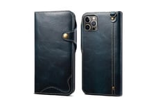 OEM Coque et étui téléphone mobile Oem Etui en cuir coque avec carte pour samsung note10 blue pc1156