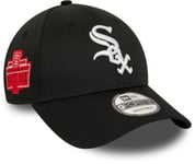 Chicago White Sox New Era 9Forty Vintage Patch Black Baseball Cap