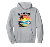 My Heart Belong To The Sea Beach Lifestyle Pullover Hoodie