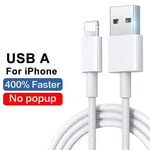 Tpu Ip Cable 1Pcs 1m Câble USB graphite A à charge rapide pour iPhone, cordon de chargeur, séparateur de données, iPhone 14 13 12 11 Pro 7 8 Plus Max X Xr