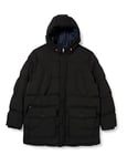 Tommy Hilfiger Men's Bt-Essential Rockie Parka-B MW0MW28803 Padded Jackets, Black, 3XL