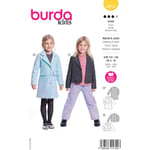 Burda 9215 - Jakke & Kåpe EUR: 110-140, US: 5-10