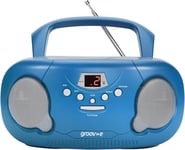 Groov  E  Orginal  Boombox -  Portable  CD  Player  with  Radio ,  3 . 5Mm  Aux