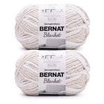 Bernat Lot de 2 paquets de laine en mousse pour couverture de plage - 300 g - Polyester - 6 super volumineux - 200 m - Tricot/crochet