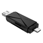 Lecteur Multi-Cartes Usb2.0 Pour Sdxc, Sdhc, Tf, Sd, Mmc, -Mmc, Mini Sdxc, Mini Sd, Carte Mini Sdhc Et Cartes Uhs-I Plug N Play