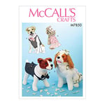 The McCall Pattern Company McCall's M7850OSX Patron de couture pour vêtements d'animaux de compagnie XS à L Motif McCall OSZ, taille unique