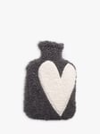 Caroline Gardner Heart Hot Water Bottle, Oat