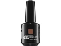 Jessica Jessica, Geleration Colours, Semi-Permanent Nail Polish, Gel-1176, Toasted Pecans, 15 Ml For Women