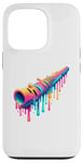 iPhone 13 Pro Dripping Paint Art Didgeridoo Yidaki Musician Case