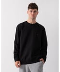 Tommy Hilfiger Essential Fleece Mens Sweatshirt - Black - Size X-Large