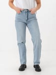 Vila Kelly Jaf High Waisted Straight Jeans - Dame - Denim - 34/30