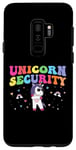 Coque pour Galaxy S9+ Unicorn Security Costume to protect Mom Sister Bday Princess