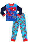 Spiderman Official Spider-Man Boys Marvel Pyjamas 2 to 7 Years (6-7 Years) Blue