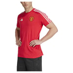 Adidas Manchester United 24/25 Dna Short Sleeve T-shirt Red XL