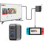 MultiHub för Nintendo Switch  3 in 1 Dock Set EU Version Svart