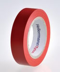 HellermannTyton Tape 15mmx10m rød (1stk)