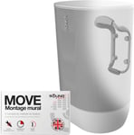 Move Support Mural pour Haut-Parleur résistant aux intempéries Compatible avec Sonos Move & Move 2 avec Accessoires de Montage,Blanc