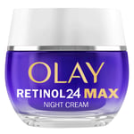 Olay Retinol 24 MAX Night Cream Face Moisturiser, Skincare with Antioxidant