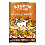 Lily's Kitchen Natural Adult Wet Dog Food Tin Sunday Lunch Grain-Free Recipe 6 x 400g